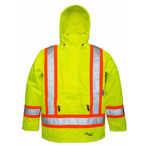 Viking Journeyman 420D Lime Green Insulated Rain Jacket